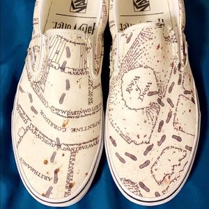 Harry Potter Marauders Map Vans M 10.5 W 12.0
